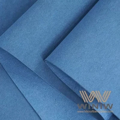Super abrasivo resistência azul camurça microfibra